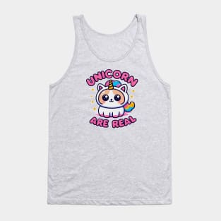 Unicorn are Real - Cat unicorn Tank Top